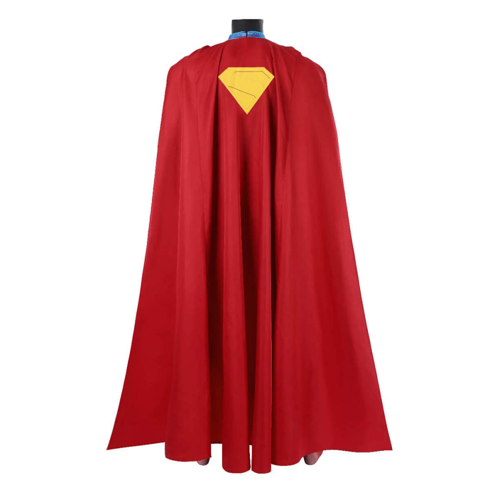 Superman Legacy Clark Kent Hallowen Cosplay Costume Superhero Jumpsuit With Cloak Takerlama