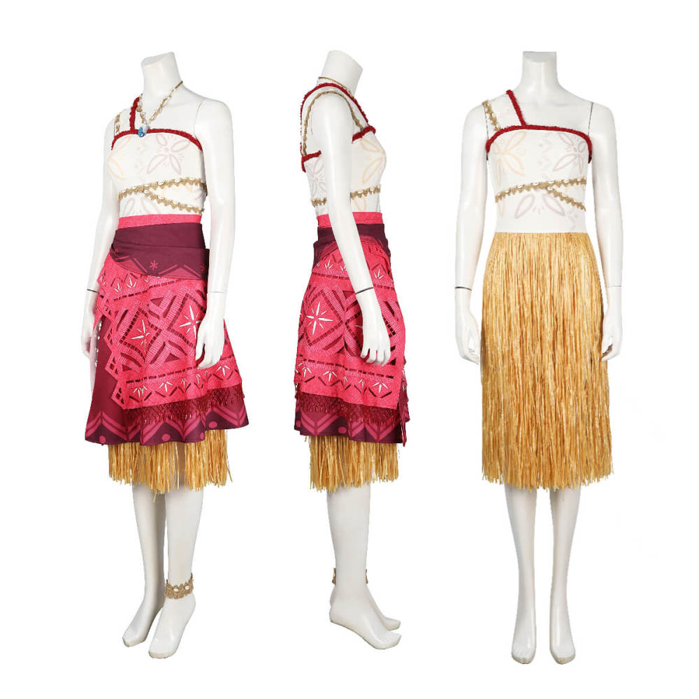 Moana 2 Moana Cosplay Costume Halloween Theme Party Movie Outfit For Women Takerlama