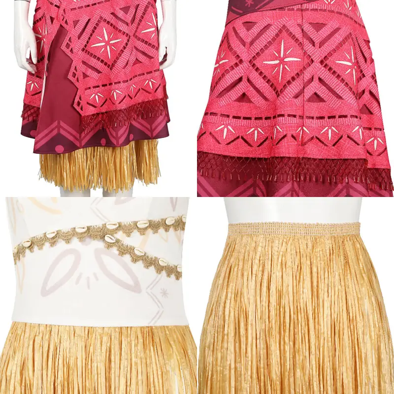 Moana 2 Moana Cosplay Costume Halloween Theme Party Movie Outfit For Women Takerlama