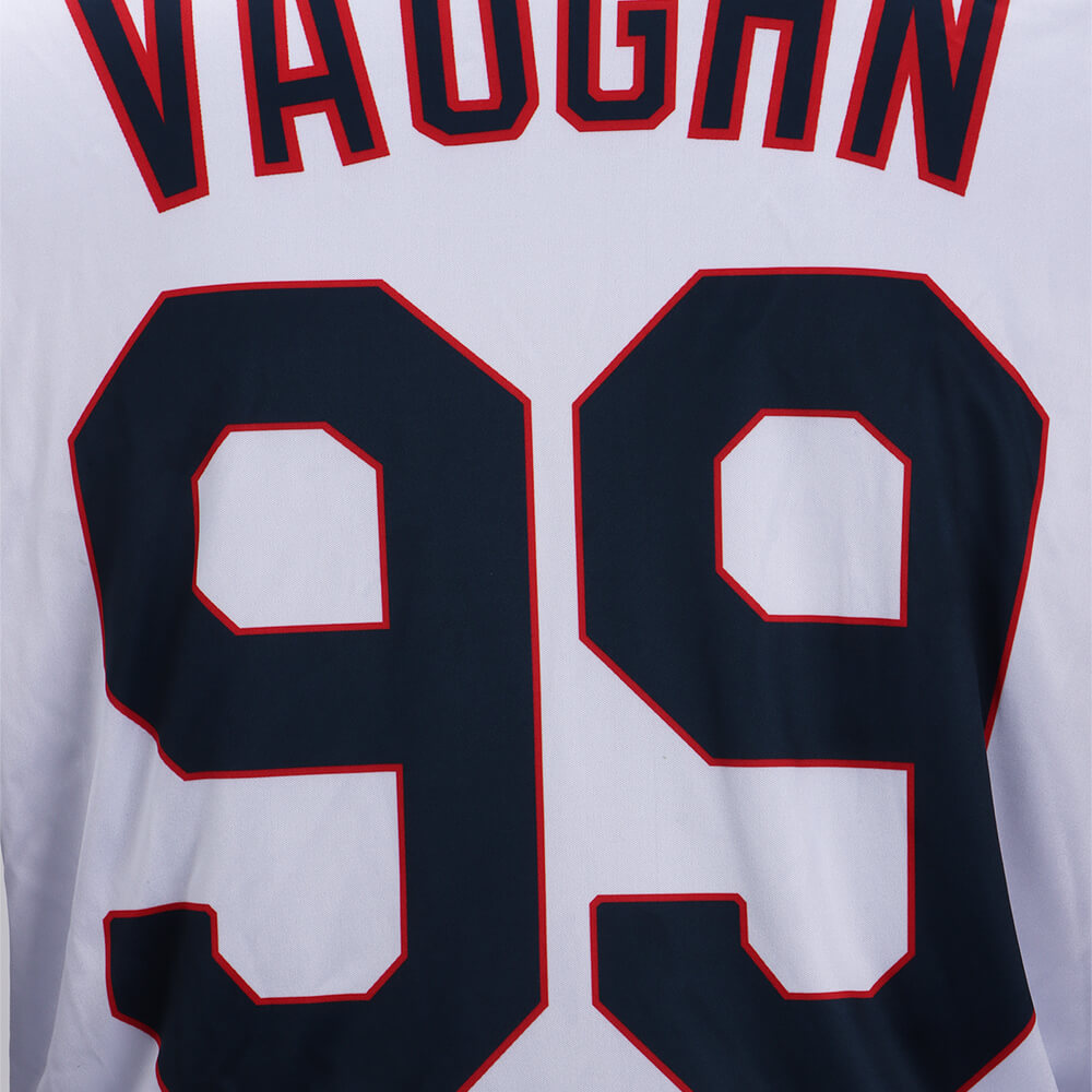 Major League Ricky Vaughn 99 Jersey 90s Hip Hop Baseball Uniform Men's Cosplay Costume Takerlama