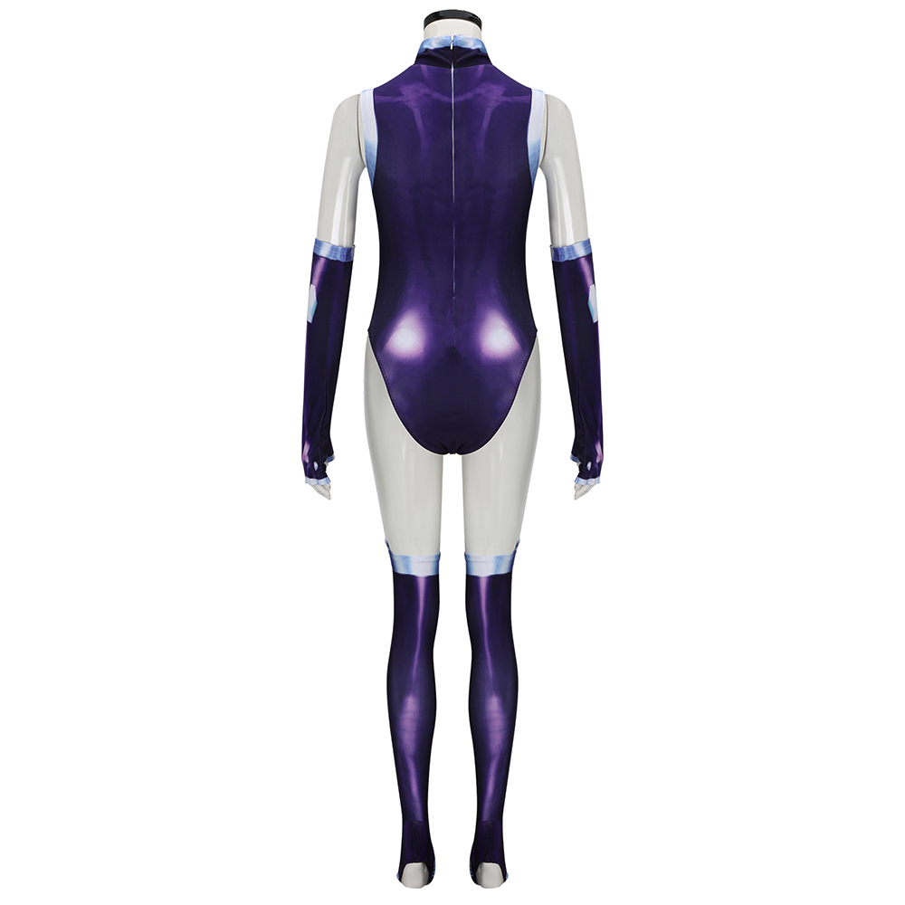 Teen Titans Starfire Halloween Cosplay Costume Superheroine Kory Anders Koriand'r 3D Printed Bodysuit Adult Takerlama