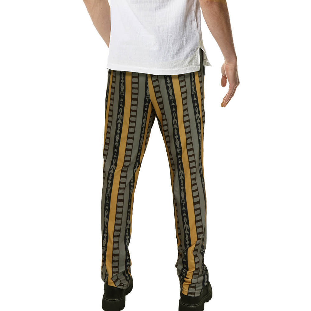 Jeffrey The Dude Men's Pajama Pants The Big Lebowski  Halloween Costume Elastic Waist Takerlama