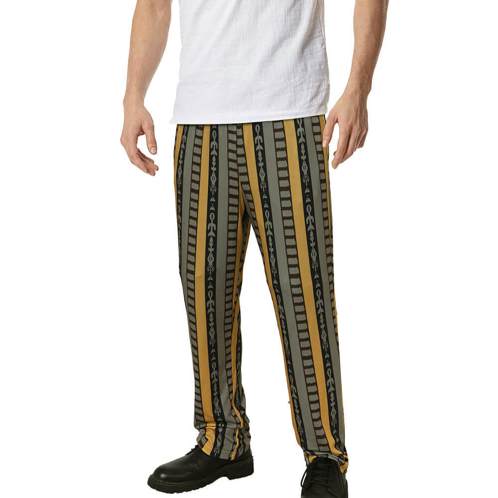 Jeffrey The Dude Men's Pajama Pants The Big Lebowski  Halloween Costume Elastic Waist Takerlama