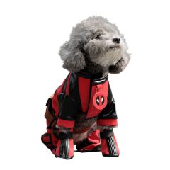 Deadpool 3 Dogpool Dog Costume Pet Puppy Suit Deadpool & Wolverine Cat Clothes Halloween Party Takerlama In Stock