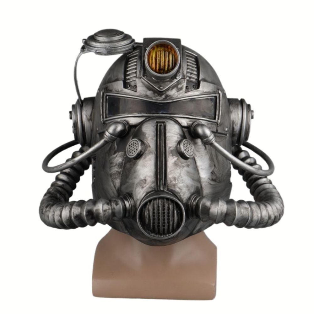 Fallout 76 T-51 Power Armor Helmet Vault Boy Cosplay Mask Halloween Costume Props Accessories Takerlama
