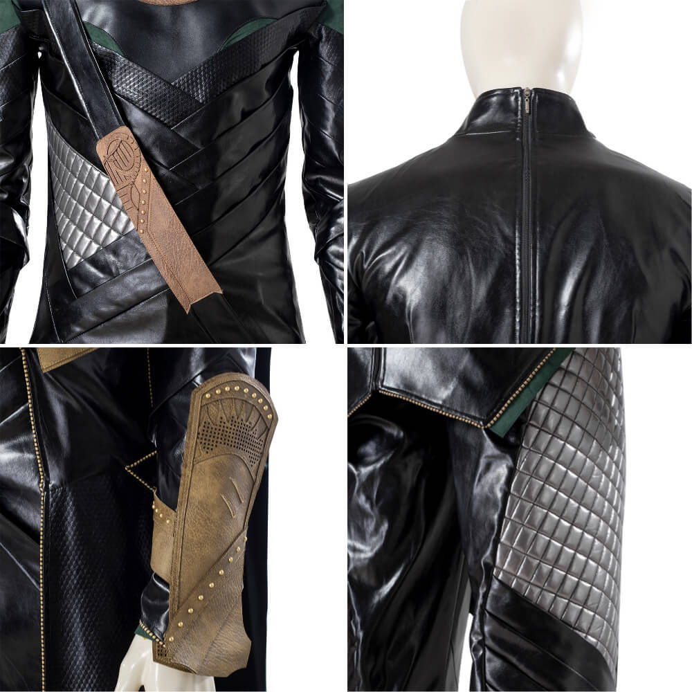 Loki Odinson Cosplay Costume Thor The Dark World Halloween Theme Party Outfits Takerlama