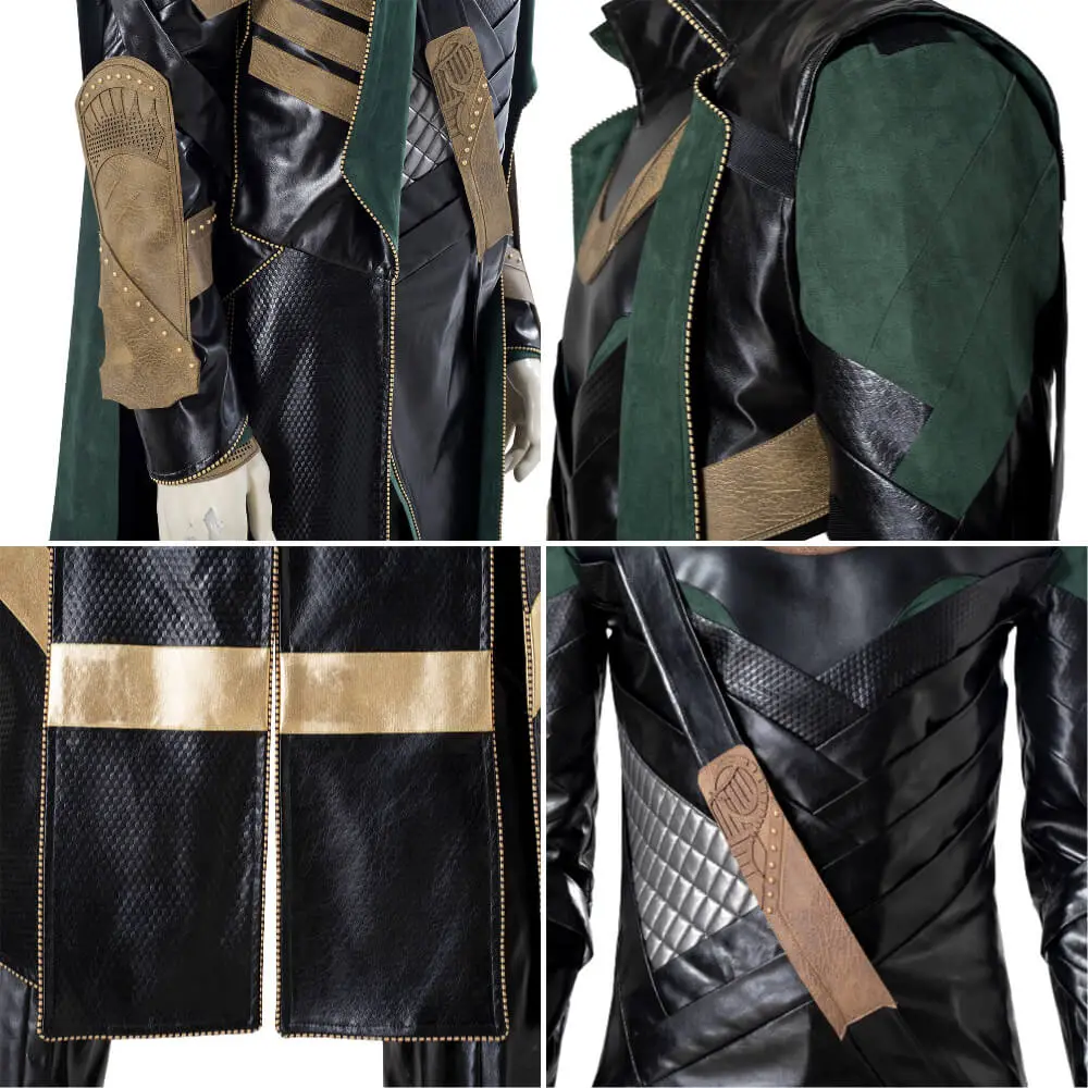 Loki Odinson Cosplay Costume Thor The Dark World Halloween Theme Party  Outfits Takerlama, image size:1000x1000