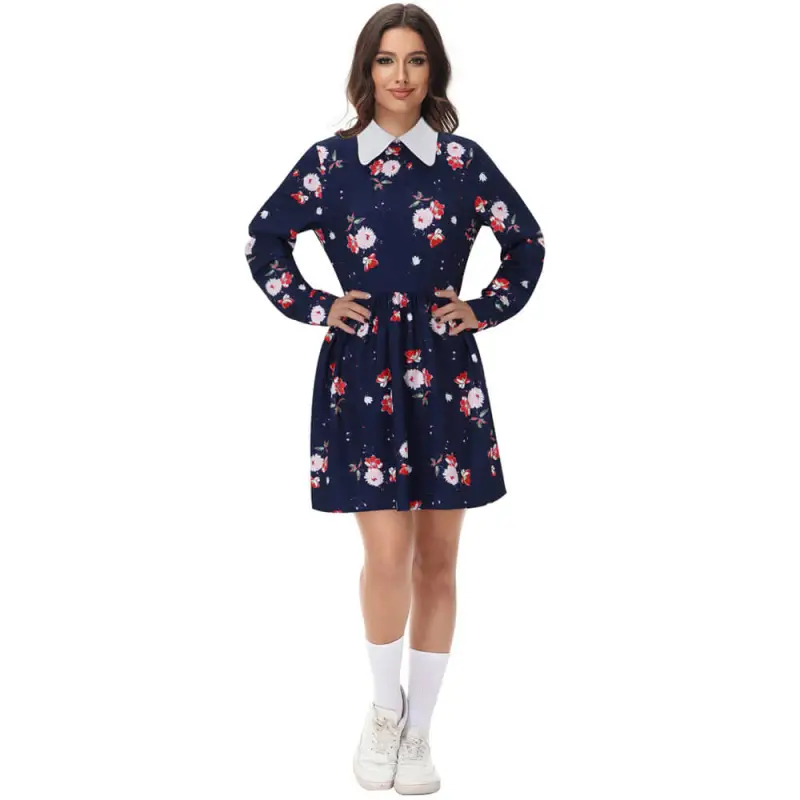 Joker Folie a Deux Harley Quinn Halloween Cosplay Costume Lady Gaga Floral Fancy Dress Takerlama