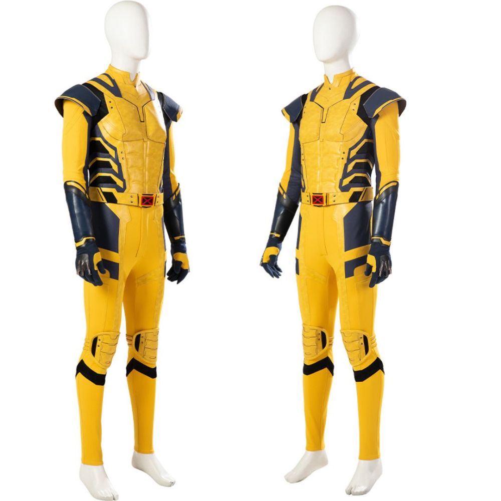 Deadpool 3 Wolverine Men's Costume Premium Marvel Hugh Jackman's Yellow Outfits (In Stock) Takerlama