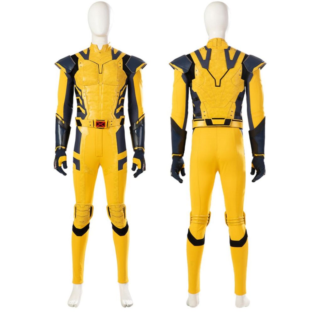 Deadpool 3 Wolverine Men's Costume Premium Marvel Hugh Jackman's Yellow Outfits (In Stock) Takerlama