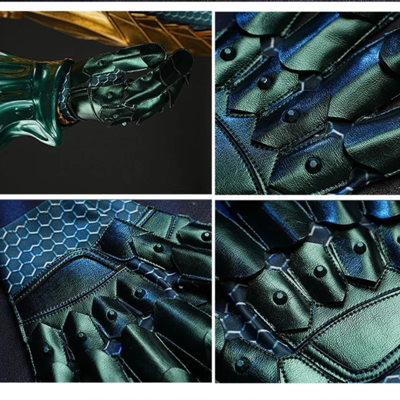 Aquaman and the Lost Kingdom Aquaman Halloween Costume DC Movie Arthur Curry Gold Suit Top Level Takerlama