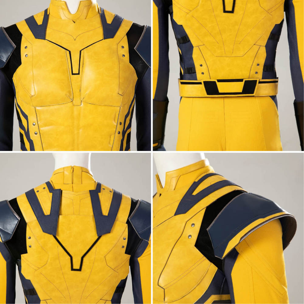 Deadpool 3 Wolverine Men's Costume Premium Marvel Hugh Jackman's Yellow Outfits (In Stock) Takerlama