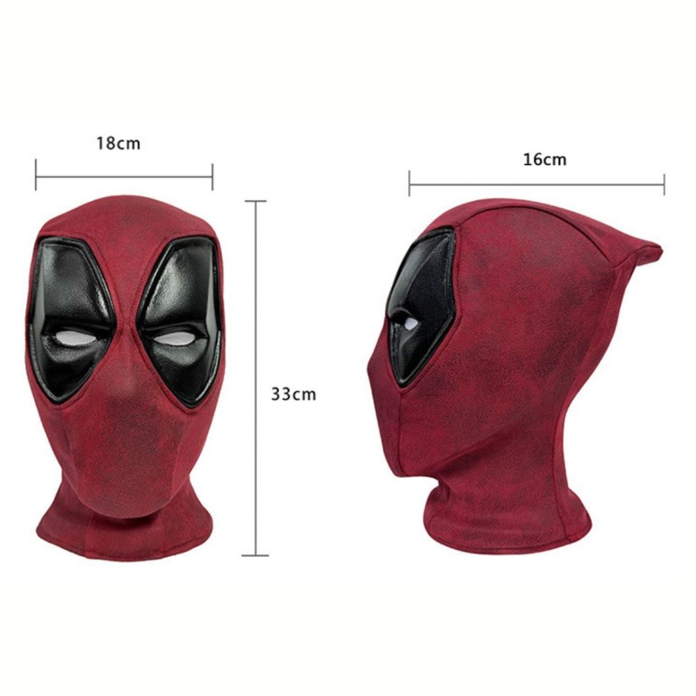 Deadpool 3 Cosplay Mask Deadpool & Wolverine Wade Wilson Full Head Helmet Halloween Party Props Takerlama