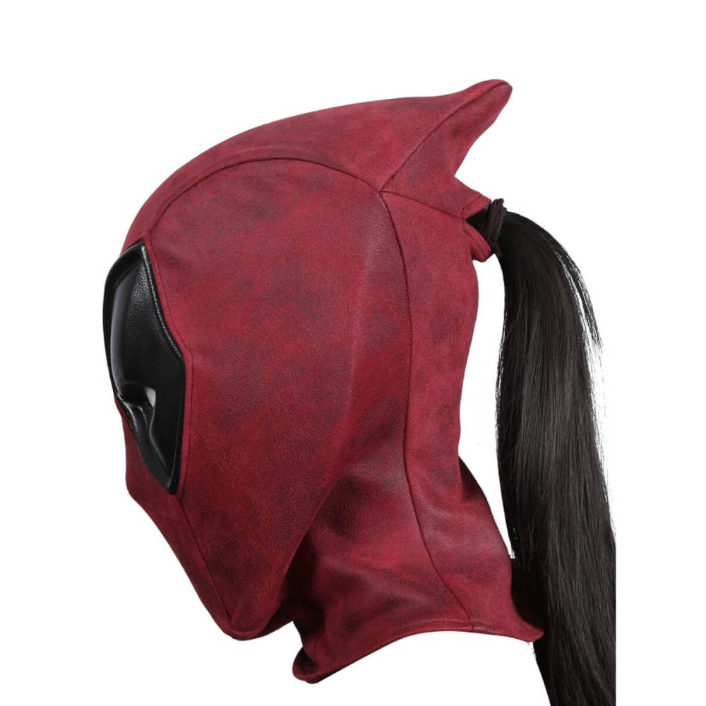 Female Lady Deadpool Cosplay Mask Deadpool & Wolverine Full Head Helmet Halloween Theme Party Props Accessories Takerlama
