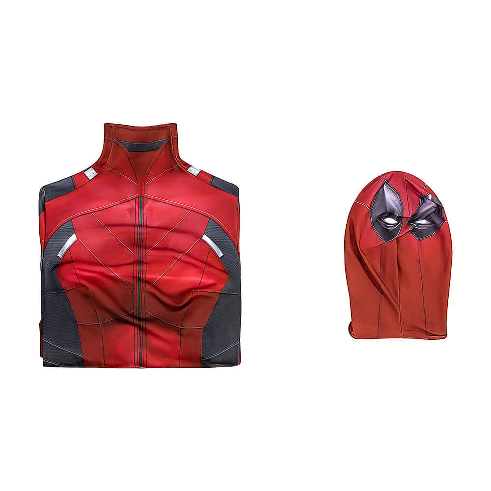 Deadpool 3 Lady Deadpool Cosplay Costume Superhero Halloween Jumpsuit Mask Takerlama