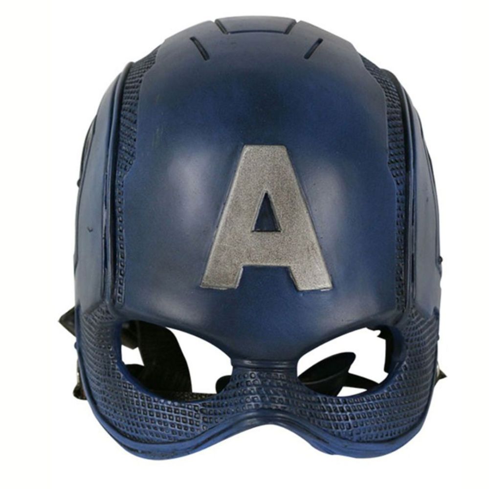 Captain America Cosplay Helmet Avengers: Age of Ultron Superhero Steve Rogers Costume Mask Halloween Party Props Takerlama