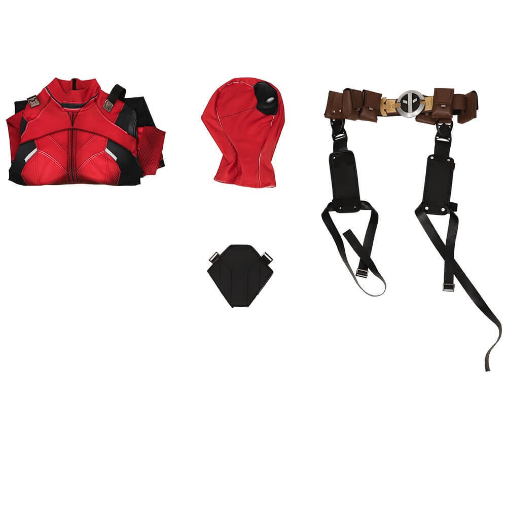 Lady Deadpool 3 Cosplay Costume 2024 Deadpool Wolverine Female Cosplay Suit Red Halloween Outfits Takerlama