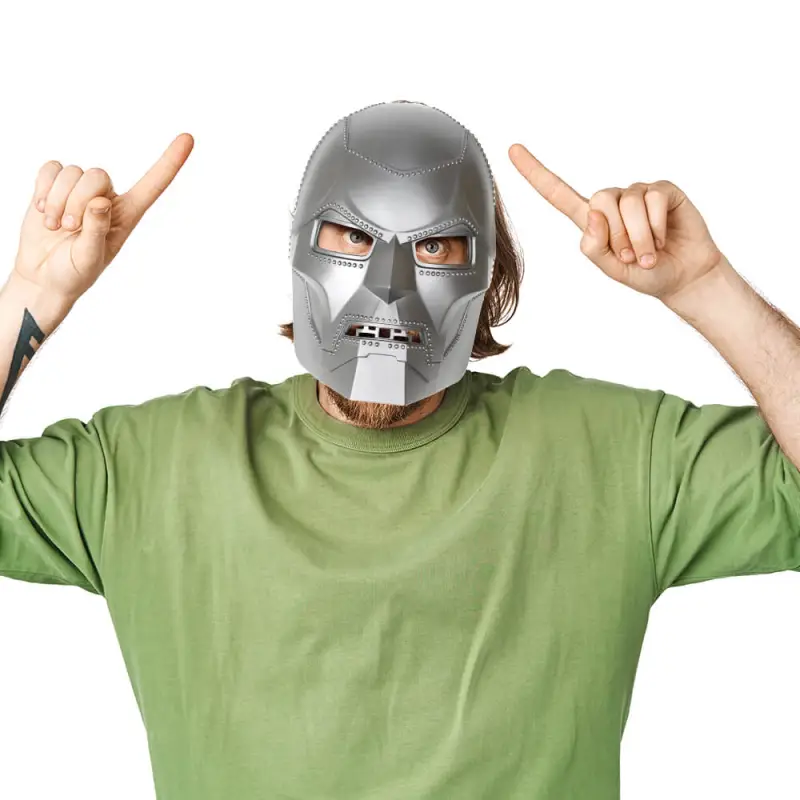 Doctor Doom Mask Halloween Doctor Victor Von Doom Full Face Helmet Fantastic 4 Marvel Cosplay Props Replica Takerlama