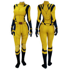 Wolverine X23 Laura Kinney Cosplay Costume Adult Children Deadpool & Wolverine Women Logan Dafne Keen Halloween Jumpsuit Yellow Takerlama