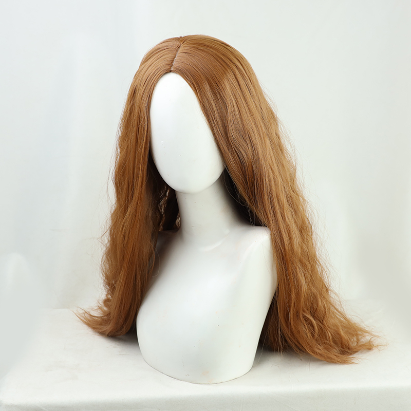 WandaVision Scarlet Witch Wanda Maximoff Wig Hair Halloween Cosplay Accessory-Takerlama