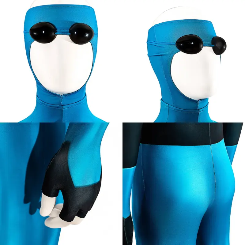 Invincible Season 3 Mark Grayson Cosplay Costume 3D Print Blue Suit For Halloween Party Takerlama