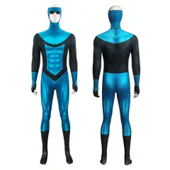 Invincible Season 3 Mark Grayson Cosplay Costume 3D Print Blue Suit For Halloween Party Takerlama