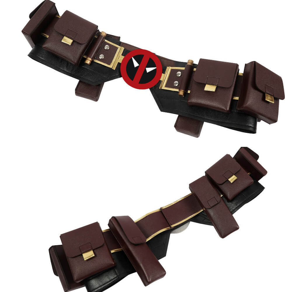 Deadpool & Wolverine Wade Wilson Cosplay Costume Deadpool 3 Halloween Party Outfits Deluxe Takerlama