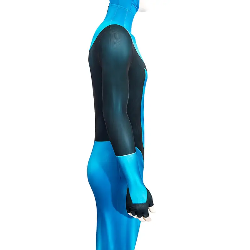 Invincible Season 3 Mark Grayson Cosplay Costume 3D Print Blue Suit For Halloween Party Takerlama