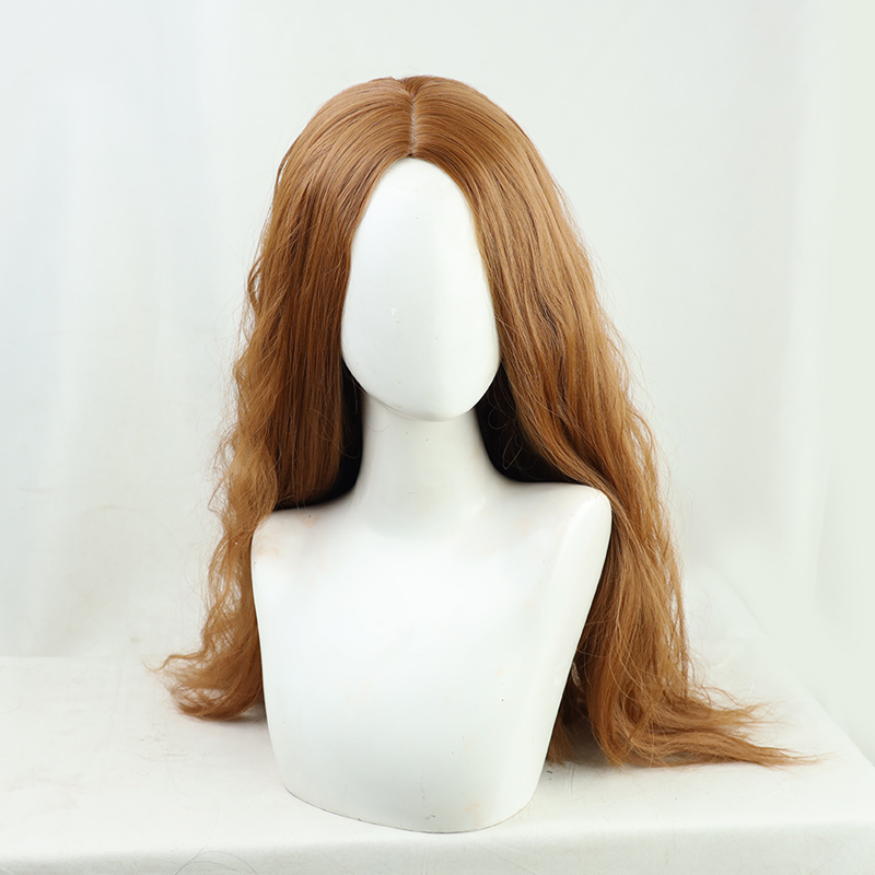 WandaVision Scarlet Witch Wanda Maximoff Wig Hair Halloween Cosplay Accessory-Takerlama