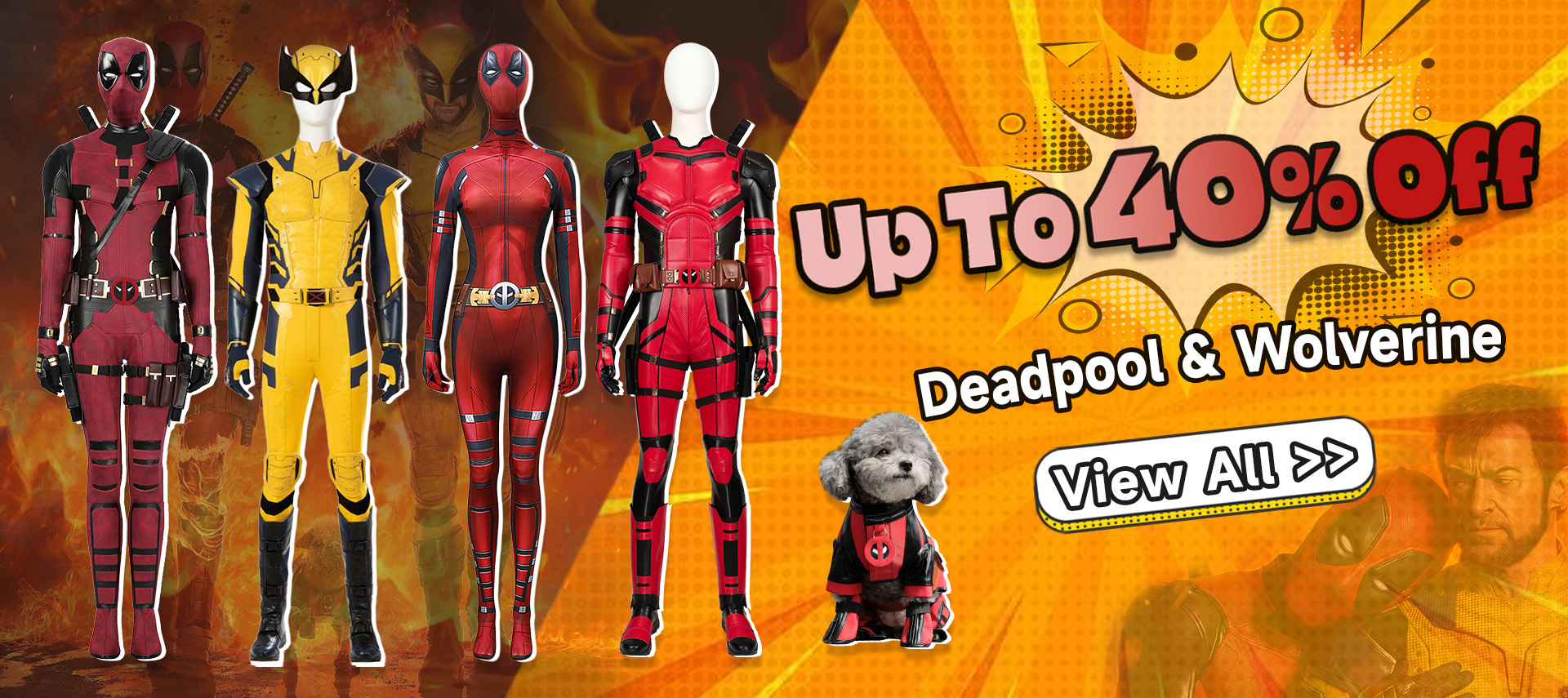 Deadpool Wolverine Costumes On Sale 