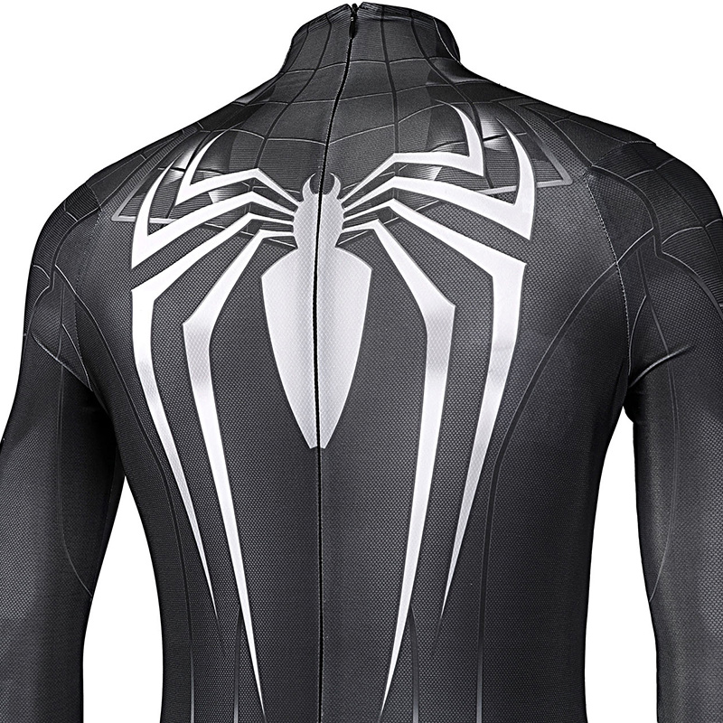 Marvel's Spider-Man 2 Black Suit Venom Symbiote Costume Mask Kids