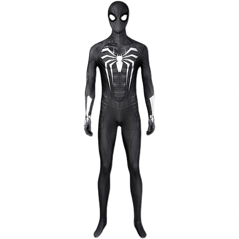 Marvel's Spider-Man 2 Black Suit Venom Symbiote Costume Mask Kids Adult In Stock Takerlama