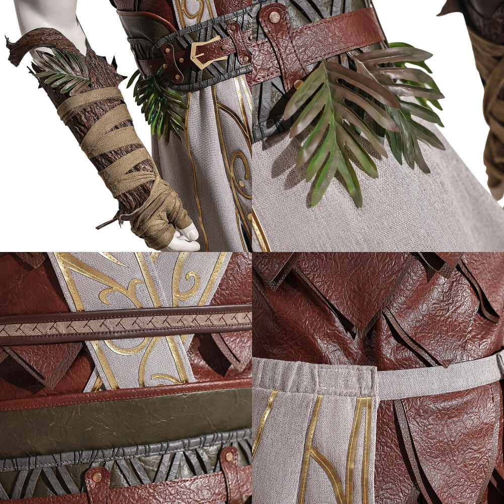 Baldur's Gate 3 Halsin Cosplay Costume Halloween Theme Party Outfits Top Level Takerlama
