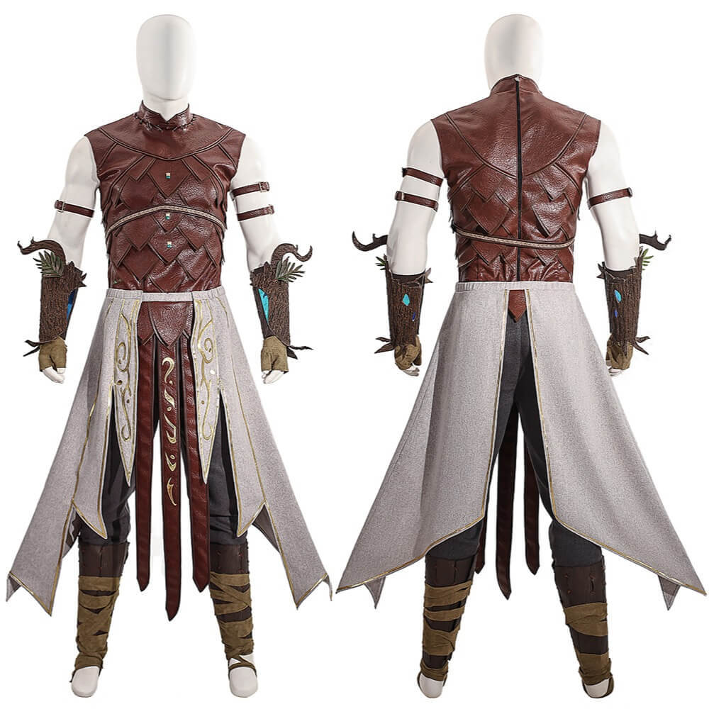 Baldur's Gate 3 Halsin Cosplay Costume Halloween Theme Party Outfits Top Level Takerlama