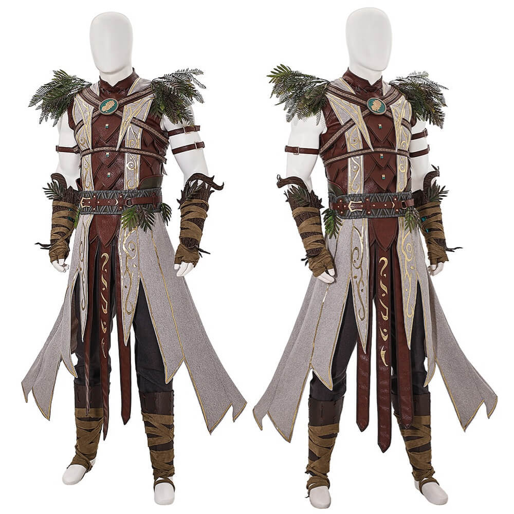 Baldur's Gate 3 Halsin Cosplay Costume Halloween Theme Party Outfits Top Level Takerlama