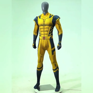 Deadpool 3 Wolverine Logan Halloween Costume Yellow 3D Printed Jumpsuit Kids Adult Deadpool & Wolverine Takerlama