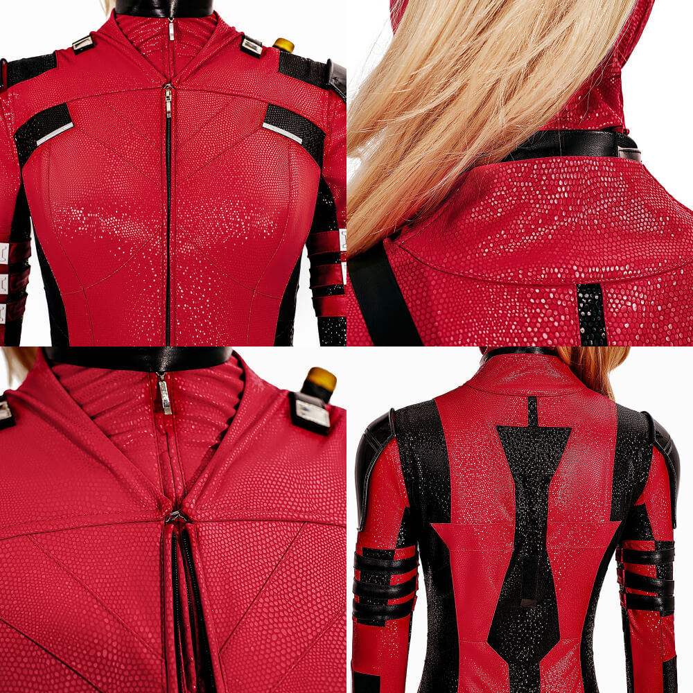 Lady Deadpool Cosplay Costume Female Deadpool & Wolverine Halloween Theme Party Outfits Takerlama