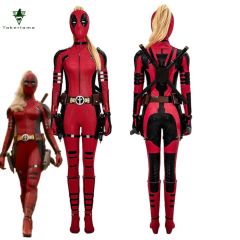 Lady Deadpool Cosplay Costume Female Deadpool & Wolverine Halloween Theme Party Outfits Takerlama