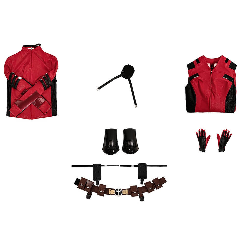 Lady Deadpool Cosplay Costume Female Deadpool & Wolverine Halloween Theme Party Outfits Takerlama