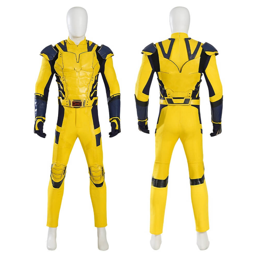 Wolverine Deadpool 3 Cosplay Costume Deadpool & Wolverine Marvel Hugh Jackman's Yellow Halloween Outfits Takerlama