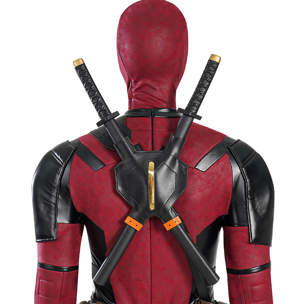 Deadpool 3 Cosplay Costume Adult Deadpool & Wolverine Wade Wilson Halloween Party Apparel Deluxe Takerlama
