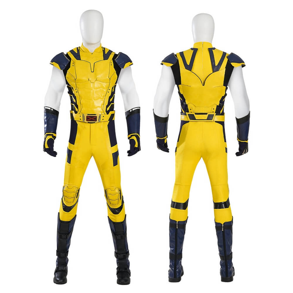 Wolverine Deadpool 3 Cosplay Costume Deadpool & Wolverine Marvel Hugh Jackman's Yellow Halloween Outfits Takerlama