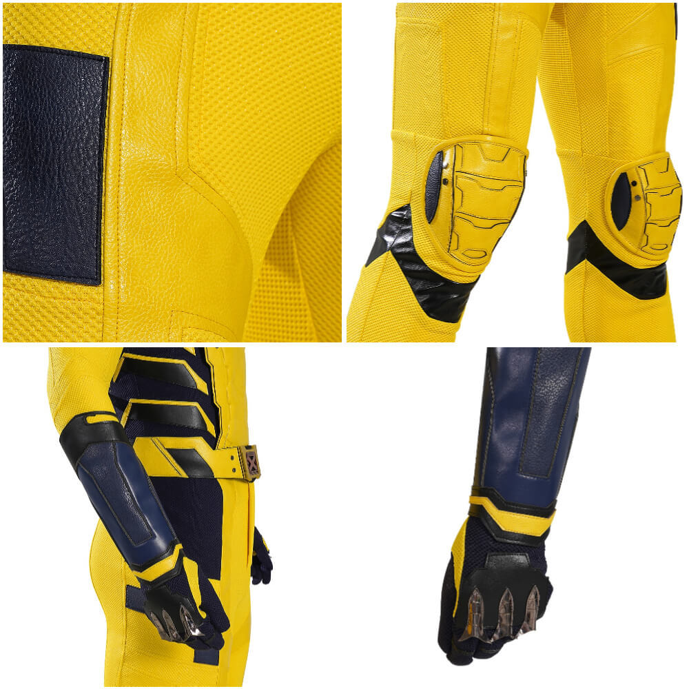 Wolverine Deadpool 3 Cosplay Costume Deadpool & Wolverine Marvel Hugh Jackman's Yellow Halloween Outfits Takerlama