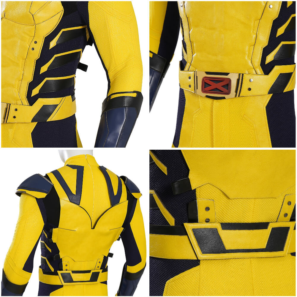 Wolverine Deadpool 3 Cosplay Costume Deadpool & Wolverine Marvel Hugh Jackman's Yellow Halloween Outfits Takerlama