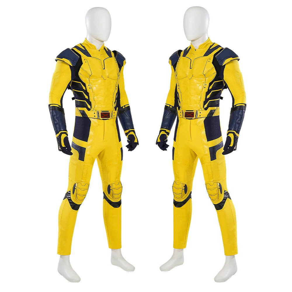 Wolverine Deadpool 3 Cosplay Costume Deadpool & Wolverine Marvel Hugh Jackman's Yellow Halloween Outfits Takerlama