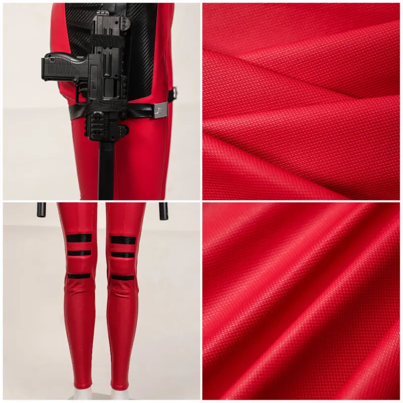 Lady Deadpool Cosplay Costume Female Deadpool & Wolverine Halloween Theme Party Outfits Takerlama
