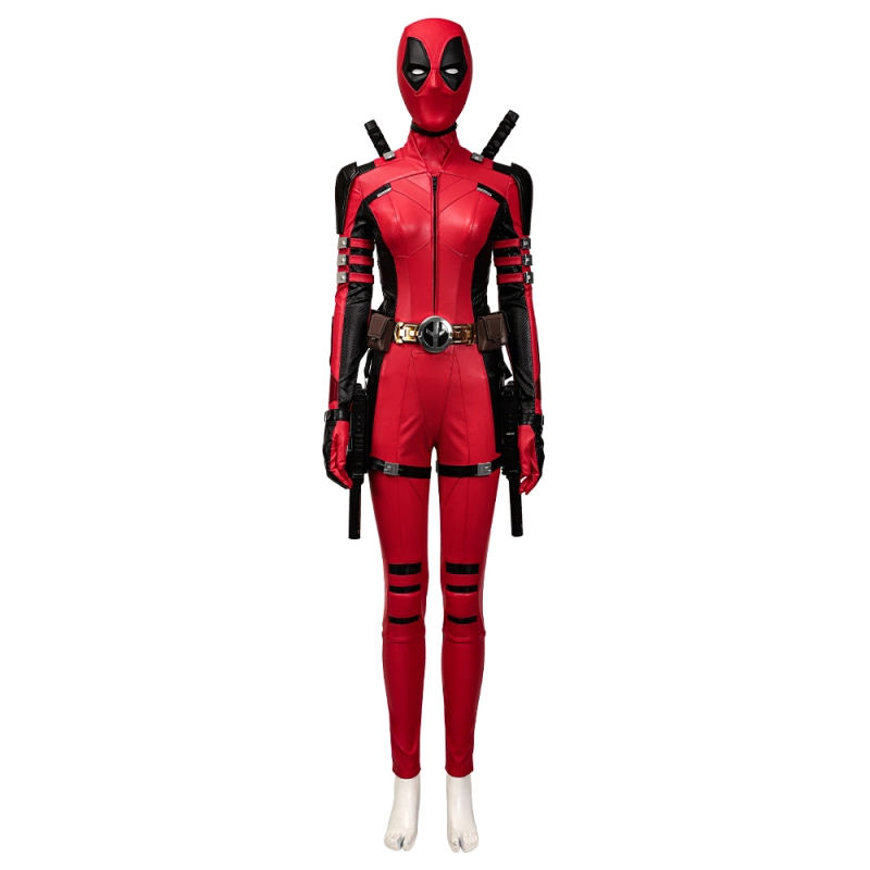 Lady Deadpool Cosplay Costume Female Deadpool & Wolverine Halloween Theme Party Outfits Takerlama