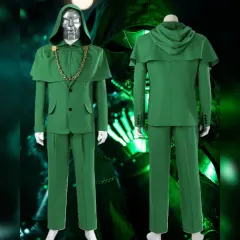 Avengers 5 Doomsday Doctor Doom Cosplay Costume With Mask Halloween Theme Party Outfits Takerlama