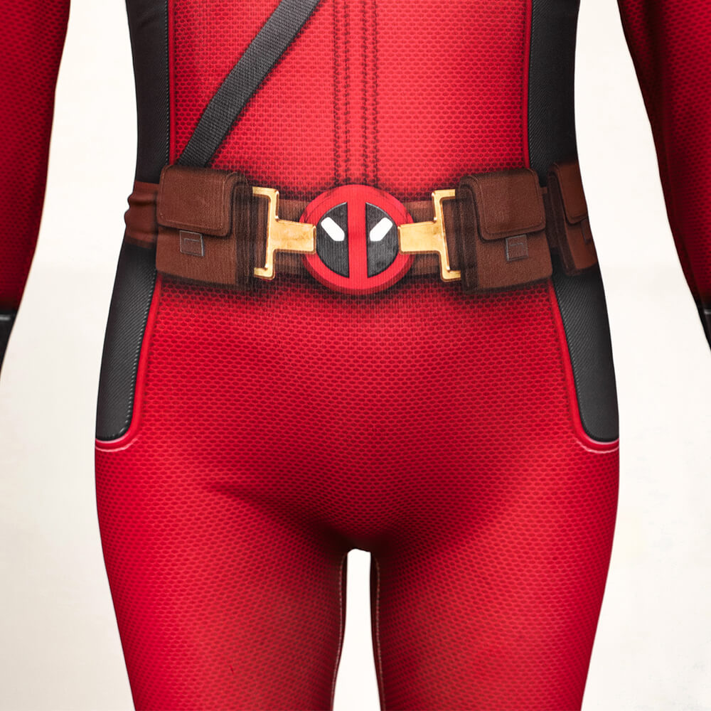 Kidpool Baby Deadpool Costume Deadpool & Wolverine Cosplay Jumpsuit Toddler Girls Boys Gifts Wade Wilson Halloween Party Apparel  Takerlama