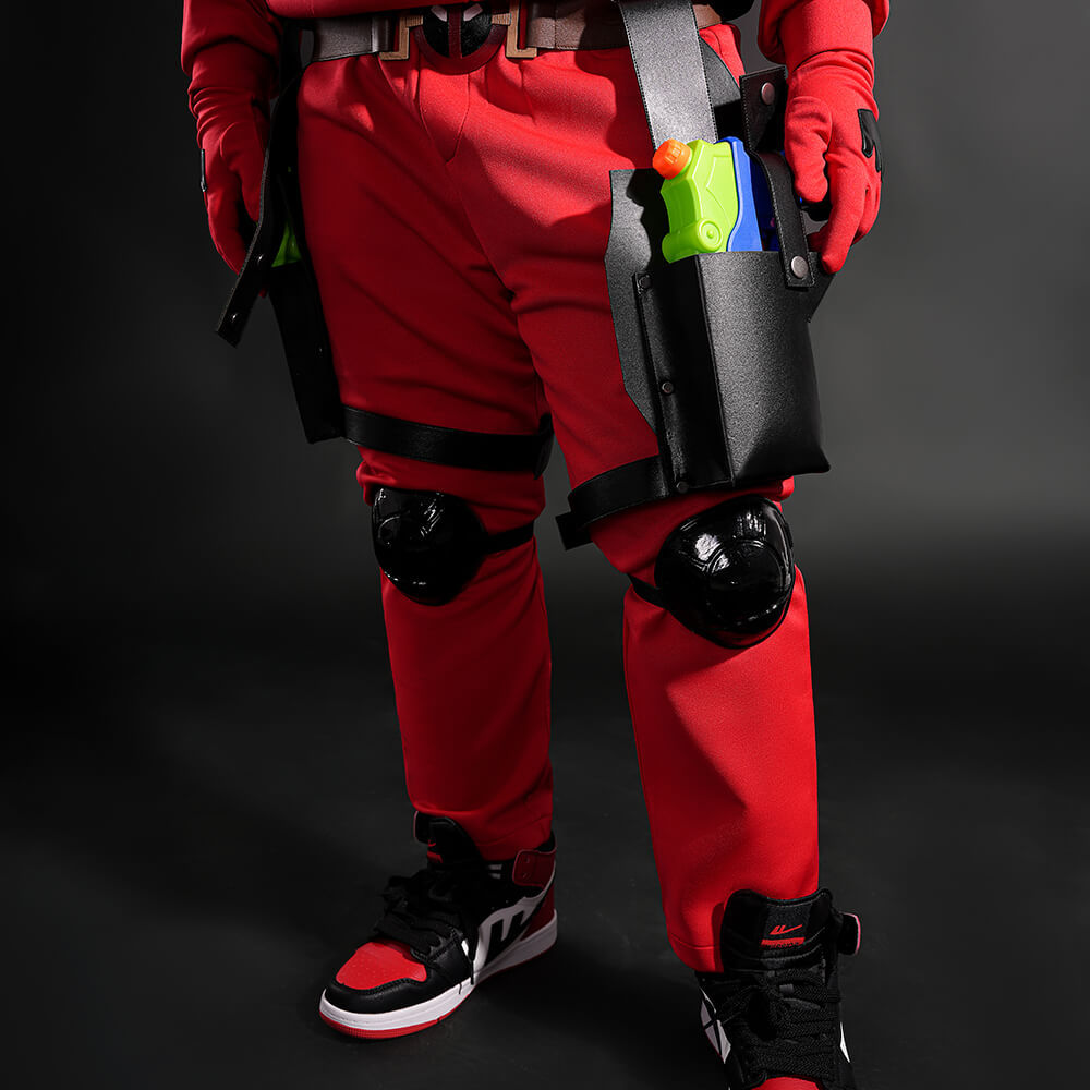 Kidpool Halloween Cosplay Costume Children Deadpool And Wolverine Hoodie Suit Superhero Theme Party Gifts Takerlama